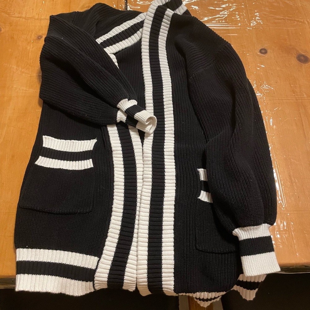 Black and White Sweater